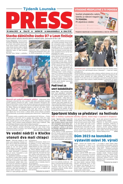E-magazín Lounský Press 35/23 - Ohře Media