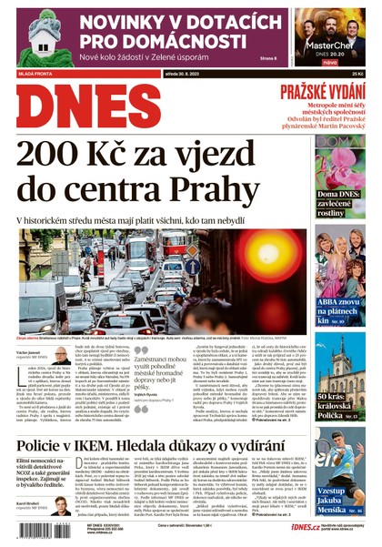 E-magazín MF DNES - 30.8.2023 - MAFRA, a.s.