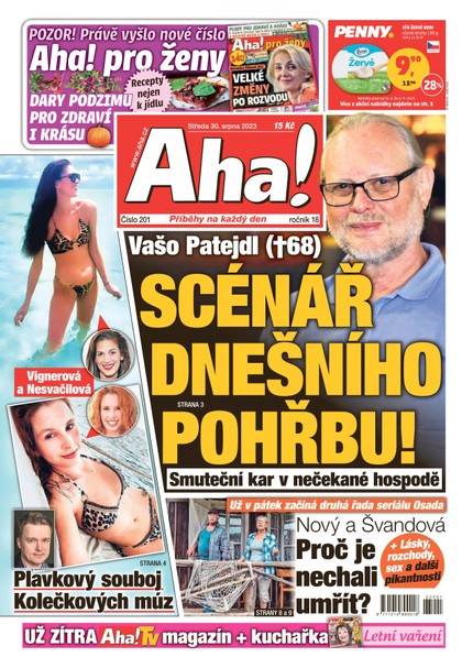 E-magazín AHA! - 30.8.2023 - CZECH NEWS CENTER a. s.