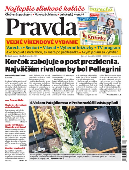 E-magazín Denník Pravda 31. 8. 2023 - OUR MEDIA SR a. s.