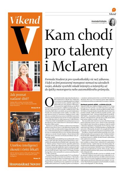 E-magazín HN 169 - 01.09.2023 Víkend - Economia, a.s.