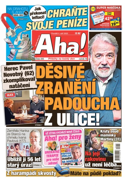 E-magazín AHA! - 4.9.2023 - CZECH NEWS CENTER a. s.