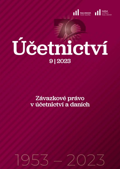 E-magazín Účetnictví č. 9/2023 - Svaz účetních České republiky, z. s.