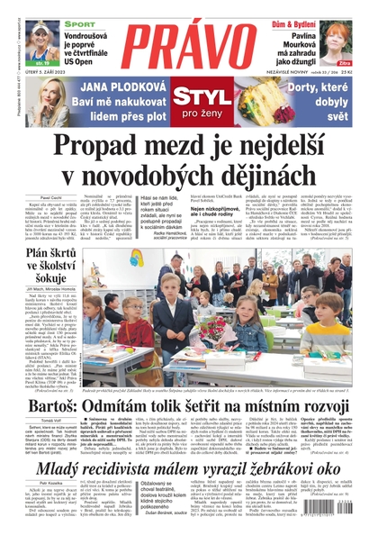 E-magazín Deník Právo - 5.9.2023 - Borgis, a.s.