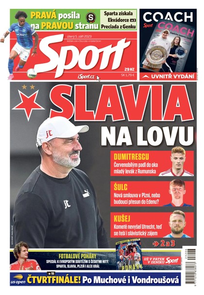 E-magazín Sport - 5.9.2023 - CZECH NEWS CENTER a. s.