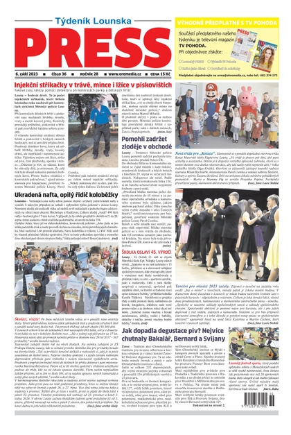 E-magazín Lounský Press 36/23 - Ohře Media