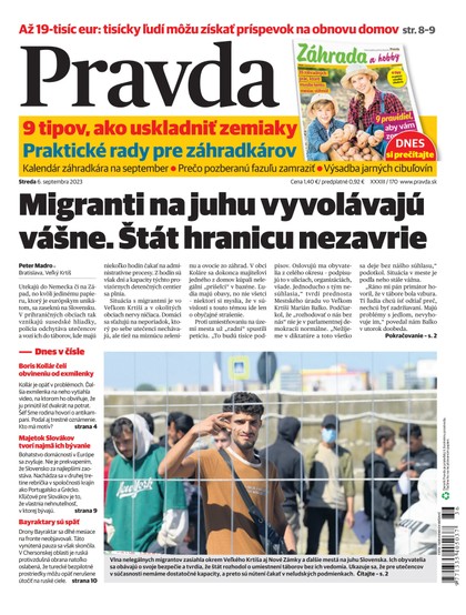 E-magazín Denník Pravda 06. 09. 2023 - OUR MEDIA SR a. s.