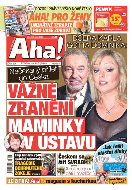 E-magazín AHA! - 6.9.2023 - CZECH NEWS CENTER a. s.