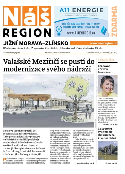E-magazín Náš Region - Jižní Morava/Zlínsko 36/2023 - A 11 s.r.o.