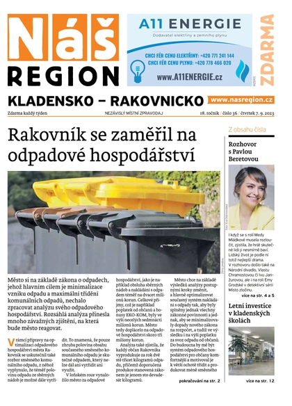 E-magazín Náš Region - Kladensko/Rakovnicko 36/2023 - A 11 s.r.o.