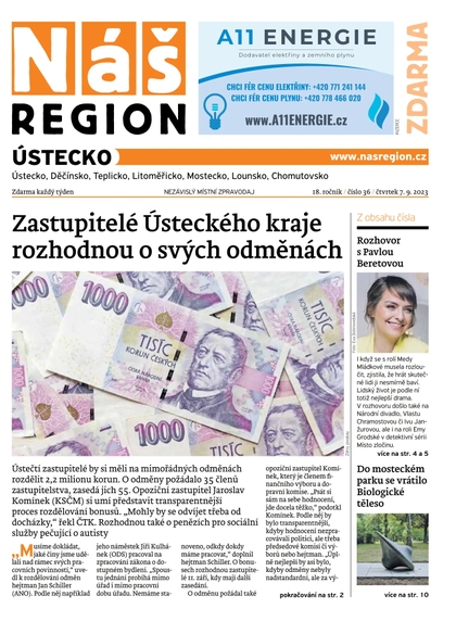 E-magazín Náš Region - Ústecko 36/2023 - A 11 s.r.o.