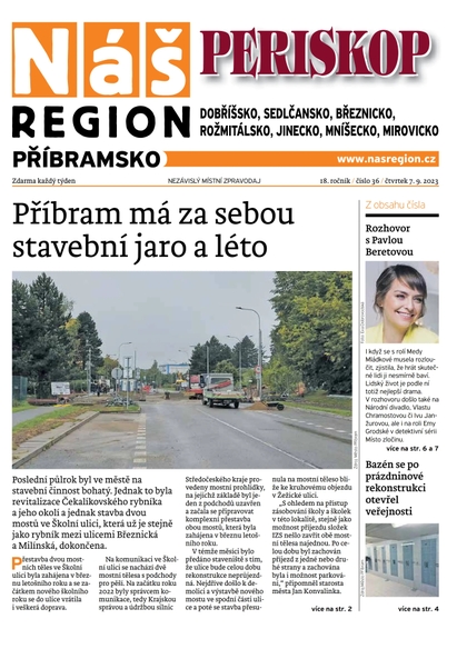 E-magazín Náš Region - Příbramsko 36/2023 - A 11 s.r.o.
