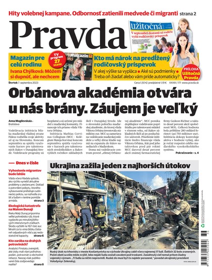 E-magazín Denník Pravda 07. 09. 2023 - OUR MEDIA SR a. s.