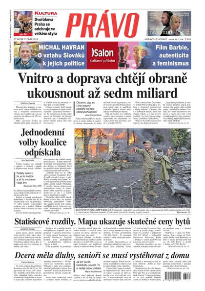 E-magazín Deník Právo - 7.9.2023 - Borgis, a.s.