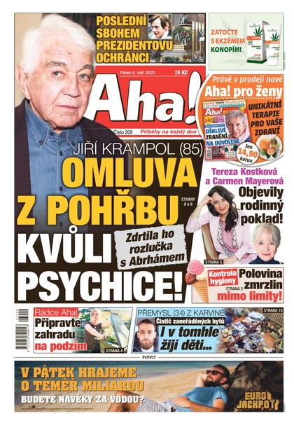 E-magazín AHA! - 8.9.2023 - CZECH NEWS CENTER a. s.