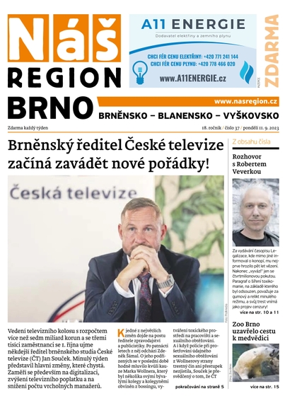 E-magazín Náš Region - Brno 37/2023 - A 11 s.r.o.