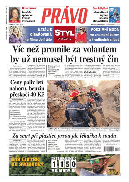 E-magazín Deník Právo - 12.9.2023 - Borgis, a.s.