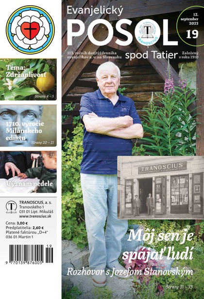E-magazín Evanjelický posol spod Tatier 19/2023 - TRANOSCIUS a.s.