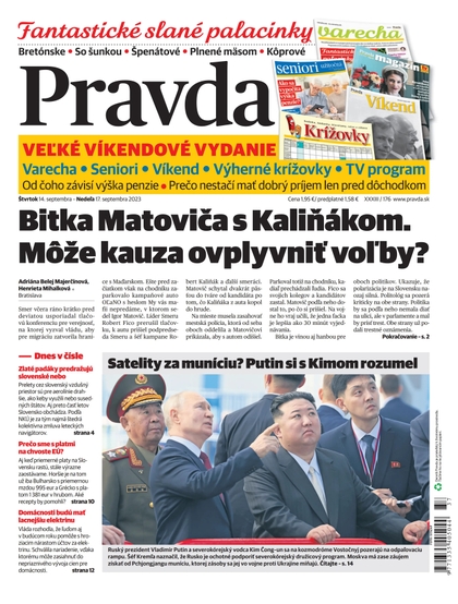 E-magazín Denník Pravda 14. 9. 2023 - OUR MEDIA SR a. s.
