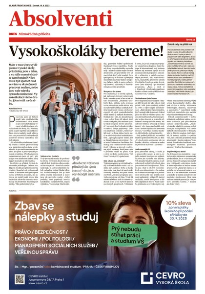 E-magazín Absolventi - Moravskoslezský - MAFRA, a.s.