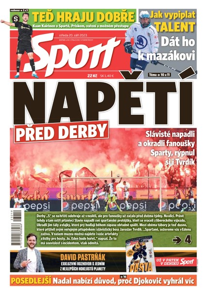 E-magazín Sport - 20.9.2023 - CZECH NEWS CENTER a. s.