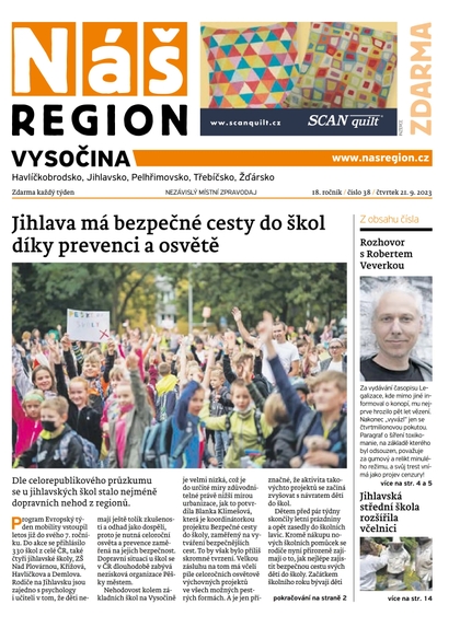 E-magazín Náš Region - Vysočina 38/2023 - A 11 s.r.o.