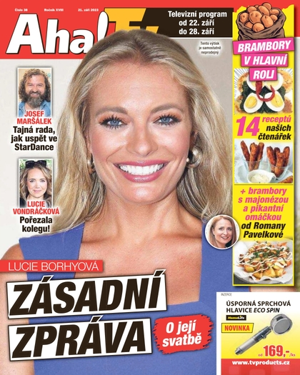 E-magazín AHA! Tv - 21.9.2023 - CZECH NEWS CENTER a. s.