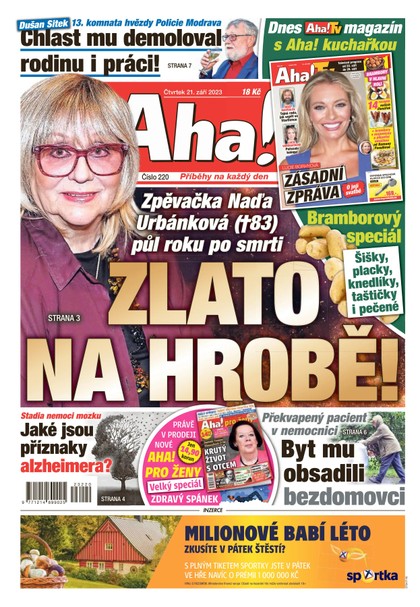 E-magazín AHA! - 21.9.2023 - CZECH NEWS CENTER a. s.