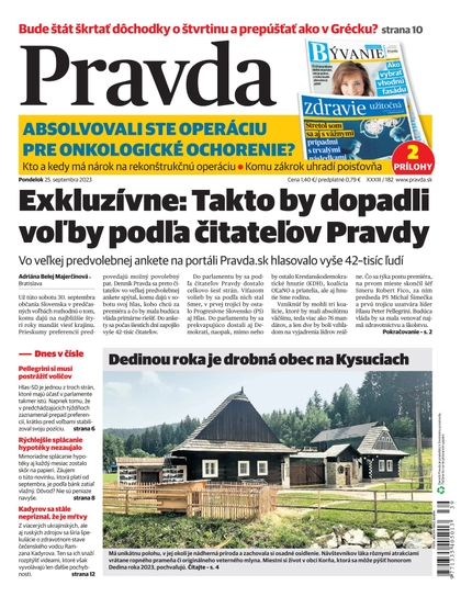 E-magazín Denník Pravda 25. 09. 2023 - OUR MEDIA SR a. s.