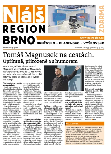 E-magazín Náš Region - Brno 39/2023 - A 11 s.r.o.