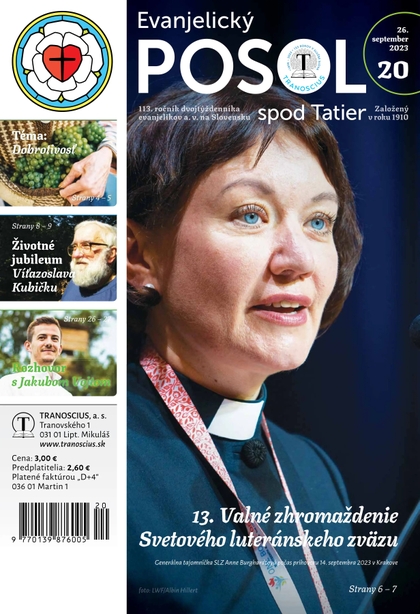 E-magazín Evanjelický posol spod Tatier 20/2023 - TRANOSCIUS a.s.