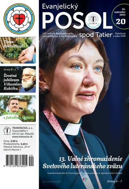 E-magazín Evanjelický posol spod Tatier 20/2023 - TRANOSCIUS a.s.