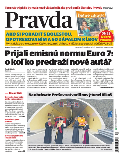 E-magazín Denník Pravda 26. 9. 2023 - OUR MEDIA SR a. s.