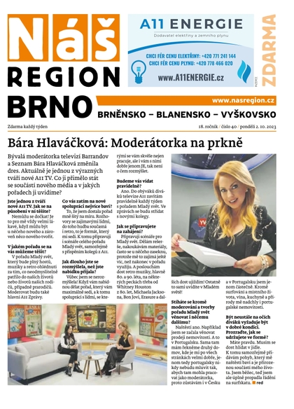 E-magazín Náš Region - Brno 40/2023 - A 11 s.r.o.