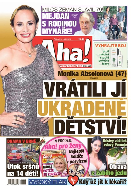E-magazín AHA! - 29.9.2023 - CZECH NEWS CENTER a. s.