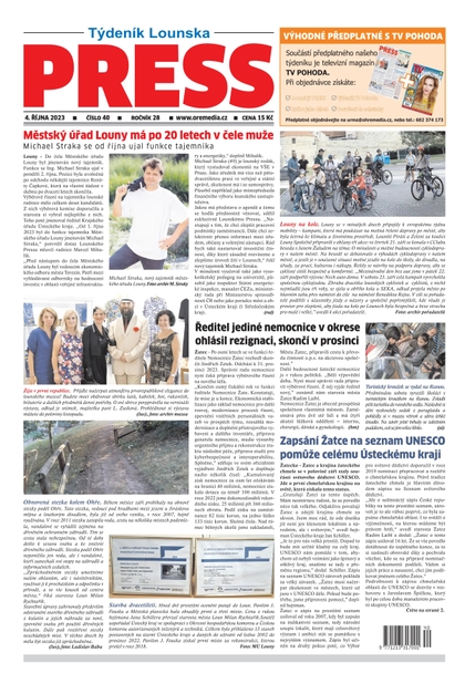E-magazín Lounský Press 40/23 - Ohře Media