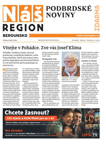 E-magazín Náš Region - Berounsko 40/2023 - A 11 s.r.o.