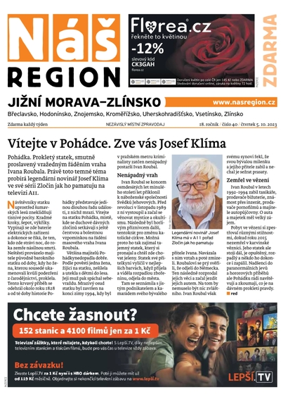 E-magazín Náš Region - Jižní Morava/Zlínsko 40/2023 - A 11 s.r.o.