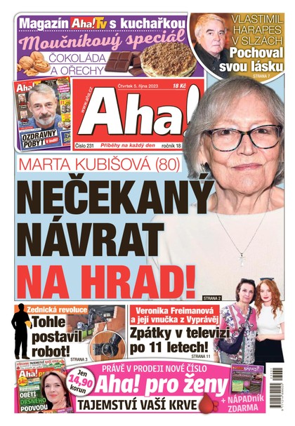 E-magazín AHA! - 5.10.2023 - CZECH NEWS CENTER a. s.