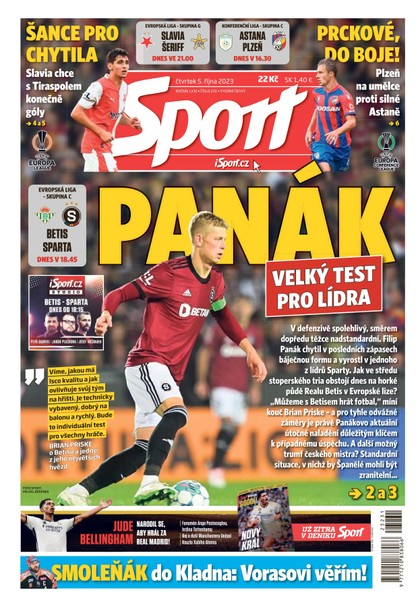 E-magazín Sport - 5.10.2023 - CZECH NEWS CENTER a. s.