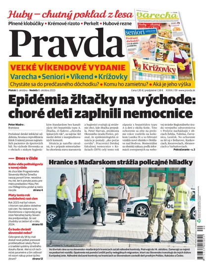 E-magazín Denník Pravda 06. 10. 2023 - OUR MEDIA SR a. s.