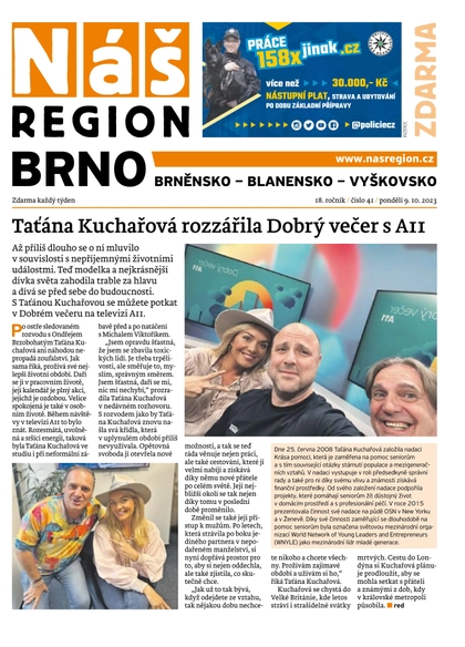 E-magazín Náš Region - Brno 41/2023 - A 11 s.r.o.