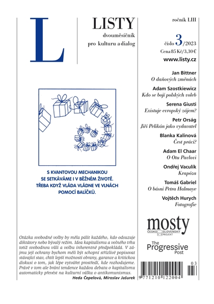 E-magazín Listy 3/2023 - Listy, dvouměsíčník pro kulturu a dialog