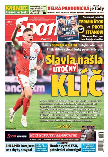 E-magazín Sport - 7.10.2023 - CZECH NEWS CENTER a. s.