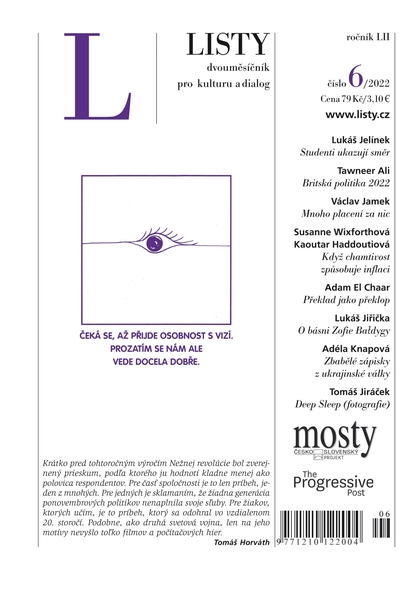 E-magazín Listy 6/2022 - Listy, dvouměsíčník pro kulturu a dialog