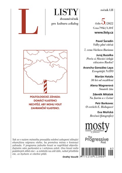 E-magazín Listy 5/2022 - Listy, dvouměsíčník pro kulturu a dialog