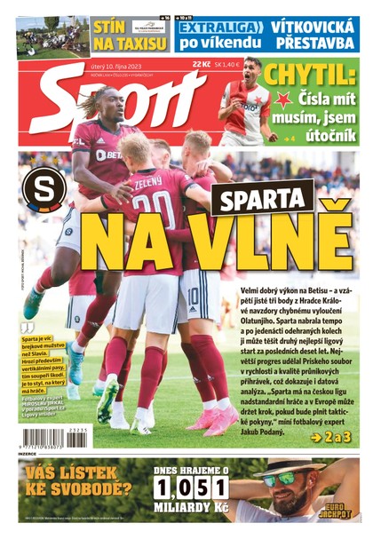 E-magazín Sport - 10.10.2023 - CZECH NEWS CENTER a. s.