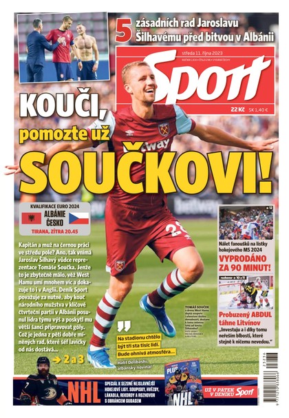 E-magazín Sport - 11.10.2023 - CZECH NEWS CENTER a. s.