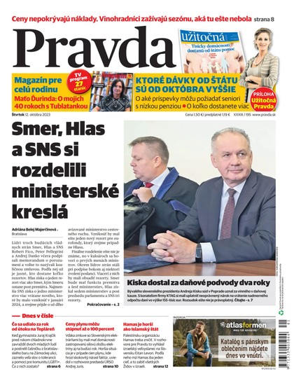 E-magazín Denník Pravda 12. 10. 2023 - OUR MEDIA SR a. s.
