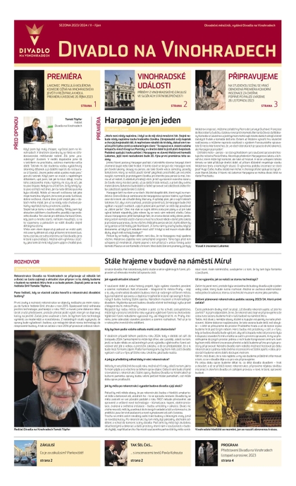 E-magazín HN 197 - 12.10.2023 Divadlo na Vinohradech - Economia, a.s.